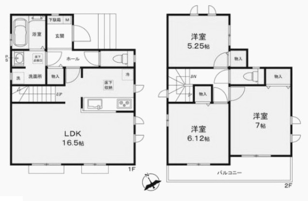 【間取り】 | 横浜市戸塚区南舞岡4丁目 新築戸建 全1棟