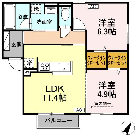RESUA南大通の間取り