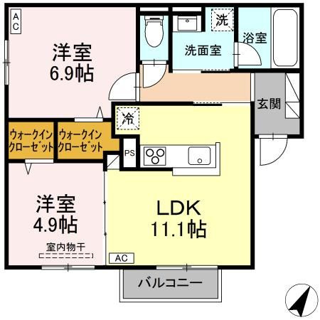 RESUA南大通の間取り