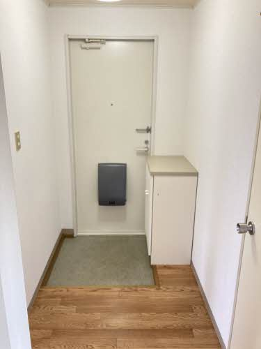 広島市南区向洋新町３丁目のアパートの玄関|明るい玄関です