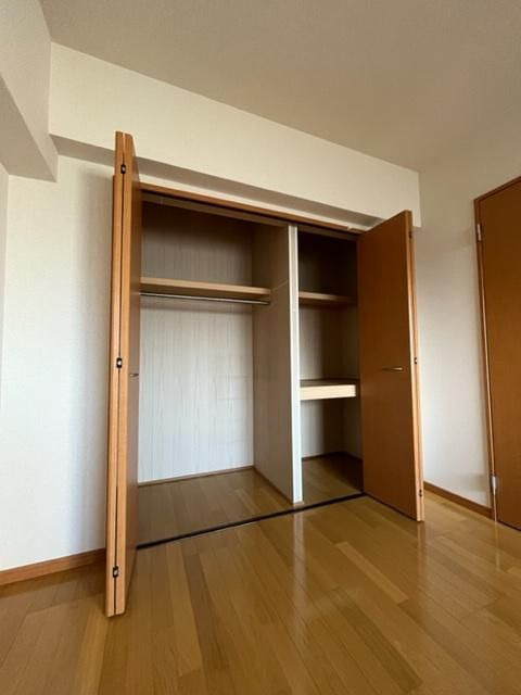 ラフィーク板付の収納