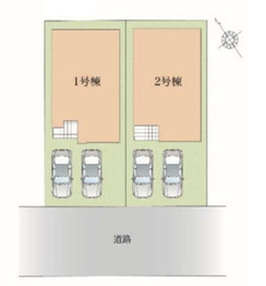 【区画図】 | 習志野市香澄三丁目　新築分譲住宅２号棟 | 習志野市香澄３丁目　２号棟