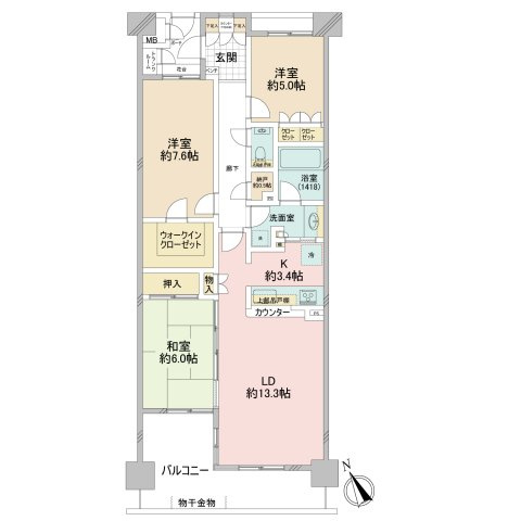 【間取り】 | グレーシアガーデン溝の口