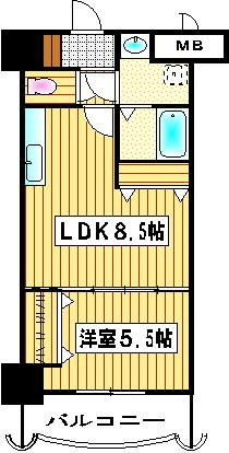 ロイヤル天神東の間取り