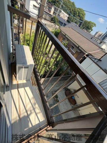 宮前荘のバルコニー