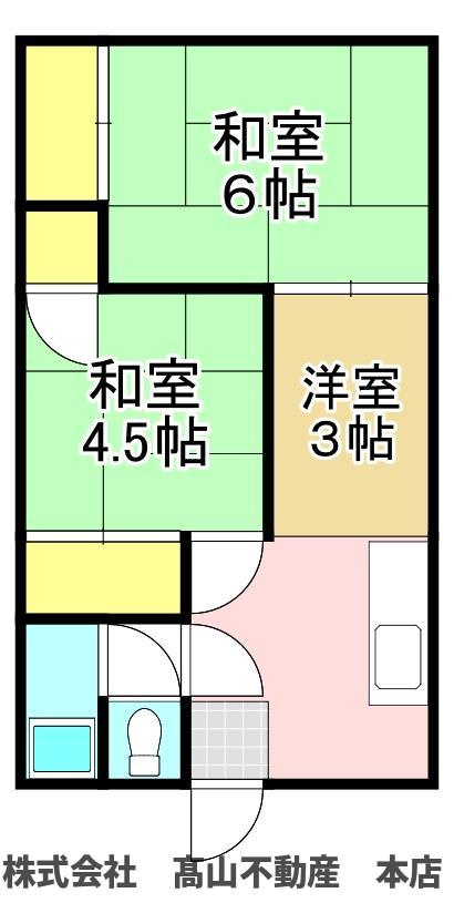宮前荘の間取り