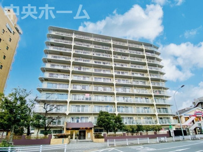 【外観】 | 洋伸東大島マンション | 新耐震基準適合マンション。ペットの飼育可能です。総戸数：135戸のビッグコミュニティ。