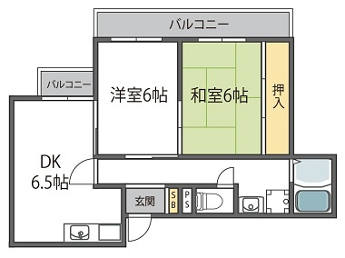 久一ハイツⅡの間取り
