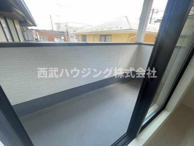 【仲介手数料無料】所沢市青葉台５期　全２棟　２号棟　新築住宅は西武ハウジング　のバルコニー
