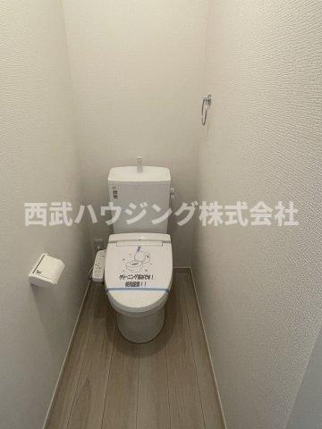 【仲介手数料無料】所沢市青葉台５期　全２棟　２号棟　新築住宅は西武ハウジング　のトイレ