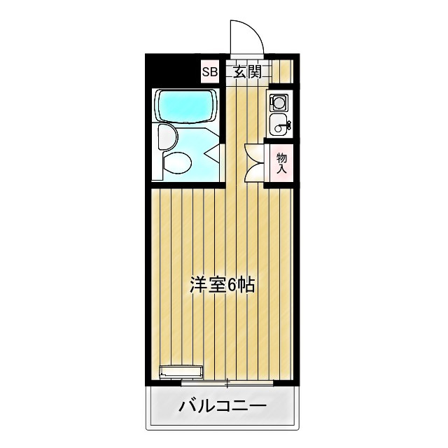 神明マンションの間取り