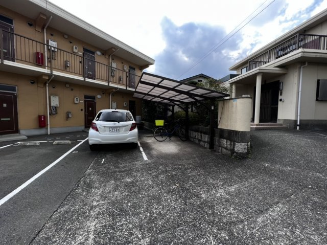 ハイツコトザキのその他共用部分|駐輪スペースです