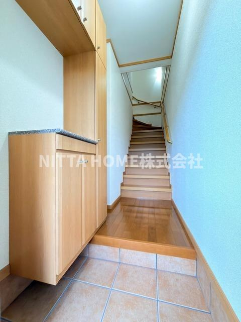 サンライズ福田Ｂの玄関|広いスペースの玄関です◆