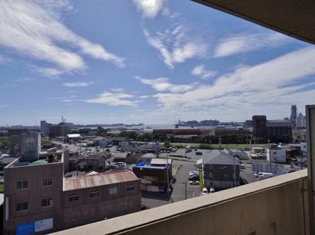 ミレーユ・ステディアの展望|８F最上階！見晴らしがよいです♪