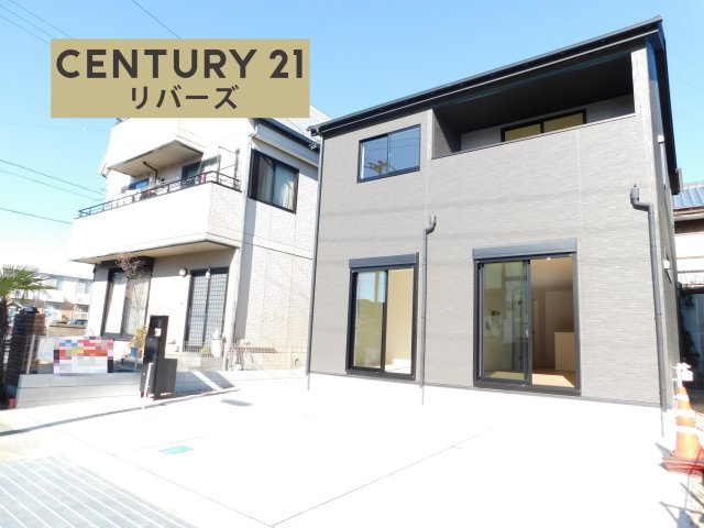 あま市七宝町川部屋敷代の新築一戸建の外観|◇限定１棟◇　新価格！！　いつでも見学出来ます♪（お問合せ当日、平日、水曜、夜間でもＯＫ）　南向き♪　駐車並列３台ＯＫ！　長期優良認定住宅♪　続き間ＬＤＫ２２．５帖！　宅配ＢＯＸ付き！