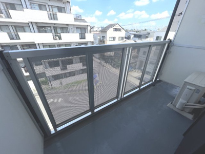 【バルコニー】 | レオパレス豊里Ⅱ | お洗濯にも便利なバルコニー付き