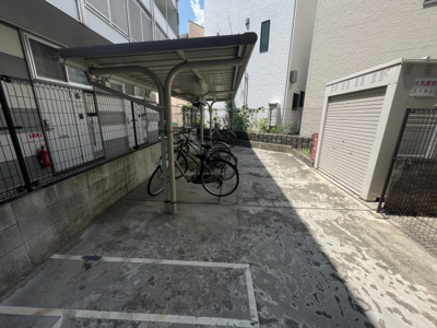 【その他共用部分】 | レオパレス豊里Ⅱ | 駐輪所です