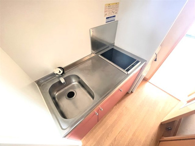 【キッチン】 | レオパレス豊里Ⅱ | お料理しやすいキッチンです