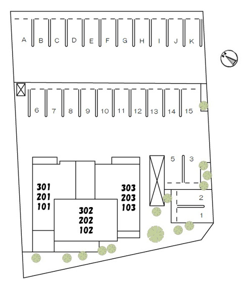【区画図】 | べレオ　シャトノワール | ベレオ シャトノワール 配置図