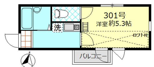 ルミエール北千住の間取り