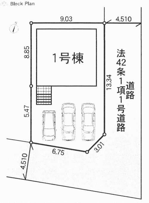 相模原市南区磯部第57　新築戸建全1棟　の区画図