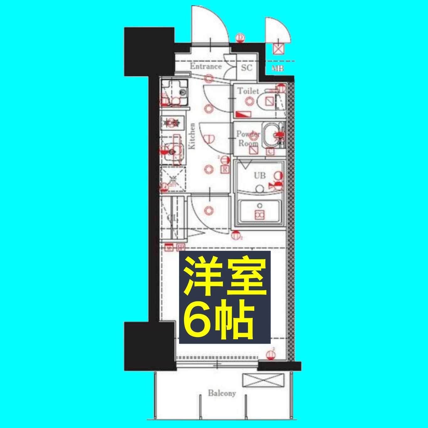 MAXIV名古屋の間取り