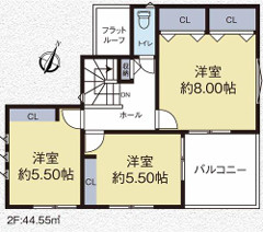 【仲介手数料無料】所沢市狭山ケ丘2丁目　全1棟　所沢の新築住宅は西武ハウジングの間取り
