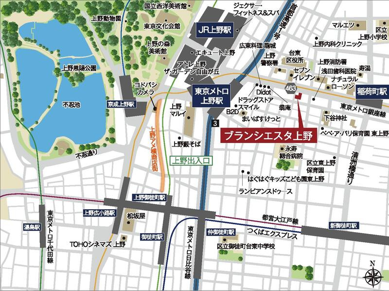 BRANSIESTA上野の設備|上野駅徒歩3分