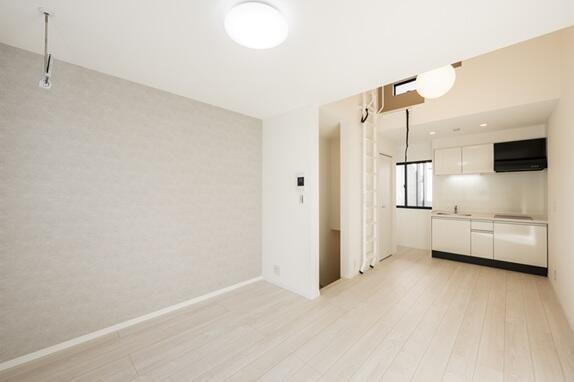 アーベインテラス久が原の居間・リビング|明るいリビングです