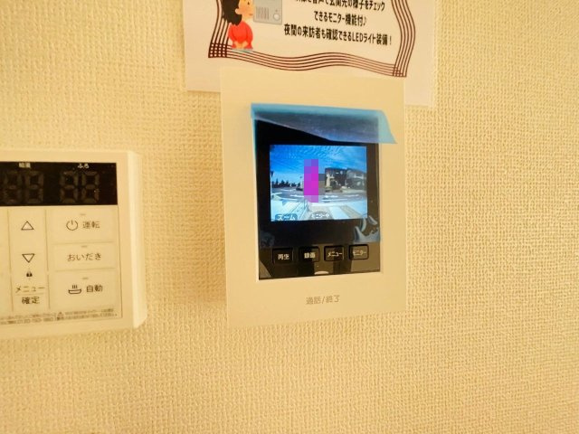 豊田市畝部東町2期　新築分譲住宅　全2棟　B号棟のセキュリティ|モニター付きインターホンで来客対応も安心です♪