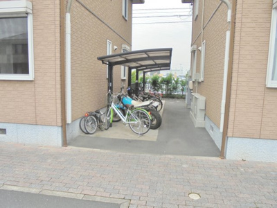 【その他共用部分】 | フィグタウン2 H棟 | 屋根付き駐輪場