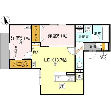 グラン　アルベロの間取り