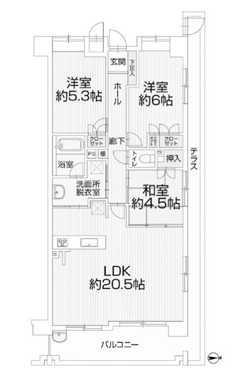 【間取り】 | クレステージ桃山
