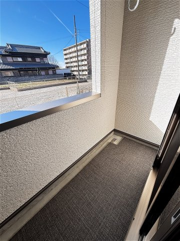 ルミナスピュア神戸のバルコニー