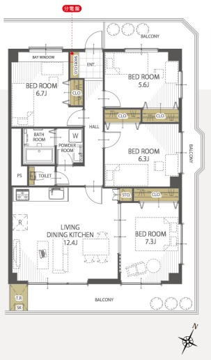 新所沢サンハイツ