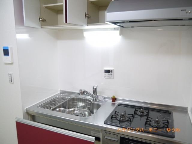 【キッチン】 | マンション豊島 | 上部には収納付きだから、お部屋を広々と使えます