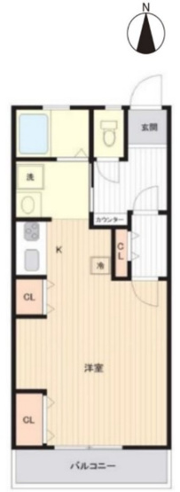 【間取り】 | マンション豊島 | 南向きのお部屋なので、陽当たり・通風良好です！