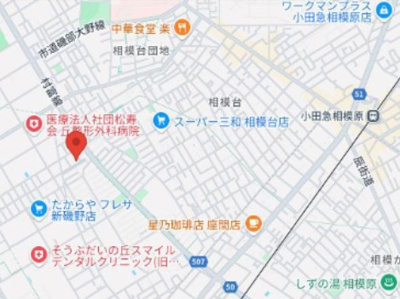 【地図】 | ジーライズ相模原新磯野1