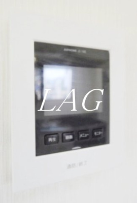 【セキュリティ】 | ひかりハイツ領家 | モニター付きインターフォンです。（同仕様です。）