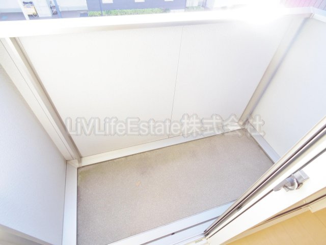 クレールA棟のバルコニー