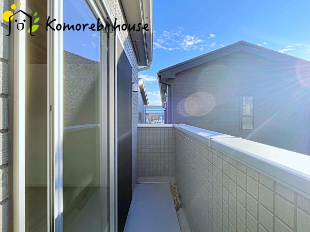 さいたま市西区大字高木　新築一戸建て　Cのバルコニー|12/26撮影