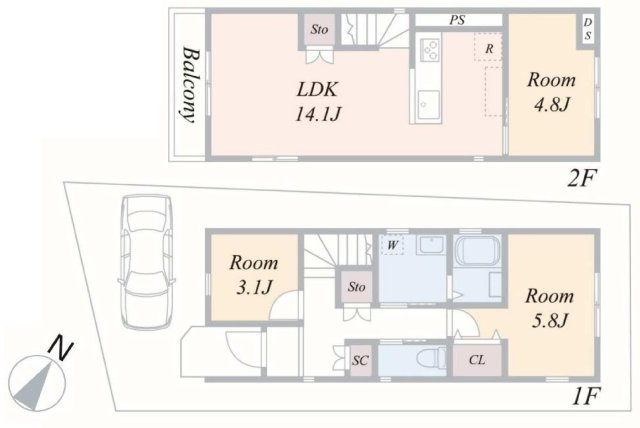 【横浜市旭区鶴ケ峰本町2丁目37-4新築戸建て】★仲介手数料無料★（鶴ケ峯小学校・西谷中学校）