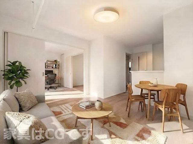 ユアメゾン一宮Ｎの居間・リビング