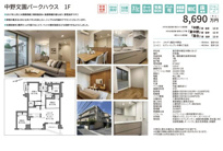 中野文園パークハウス　仲介手数料無料＋40万円現金プレゼント中の画像