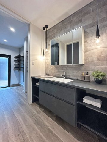 杜の丘建売モデルハウスの洗面所