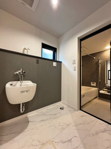 杜の丘建売モデルハウスの脱衣所