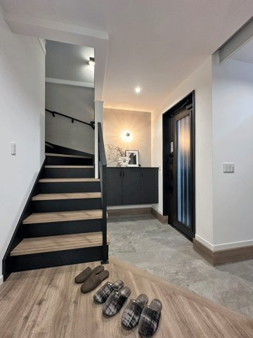 杜の丘建売モデルハウスの玄関