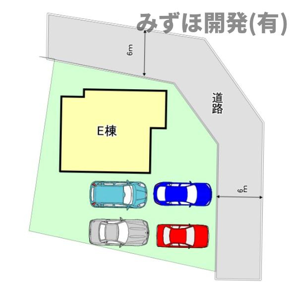 東根市神町西1丁目79-25Eの区画図