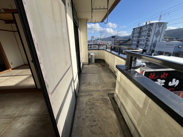 中央プラザのバルコニー