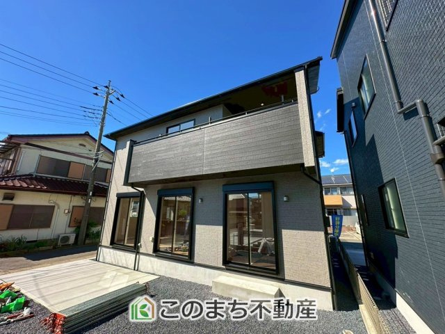 ブルーミングガーデン下野市駅東2丁目の外観|"本日ご内覧できます(*^^*)
お電話でのお問合せが非常にスムーズです！
現地直接集合のお待ち合わせも大丈夫です！
お気軽にお問合せ下さい(^^)/"
